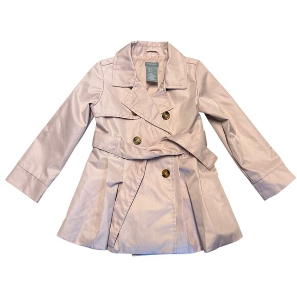Tahari Other - Tahari Toddler Girls Pink Trench Coat Jacket Size 2T